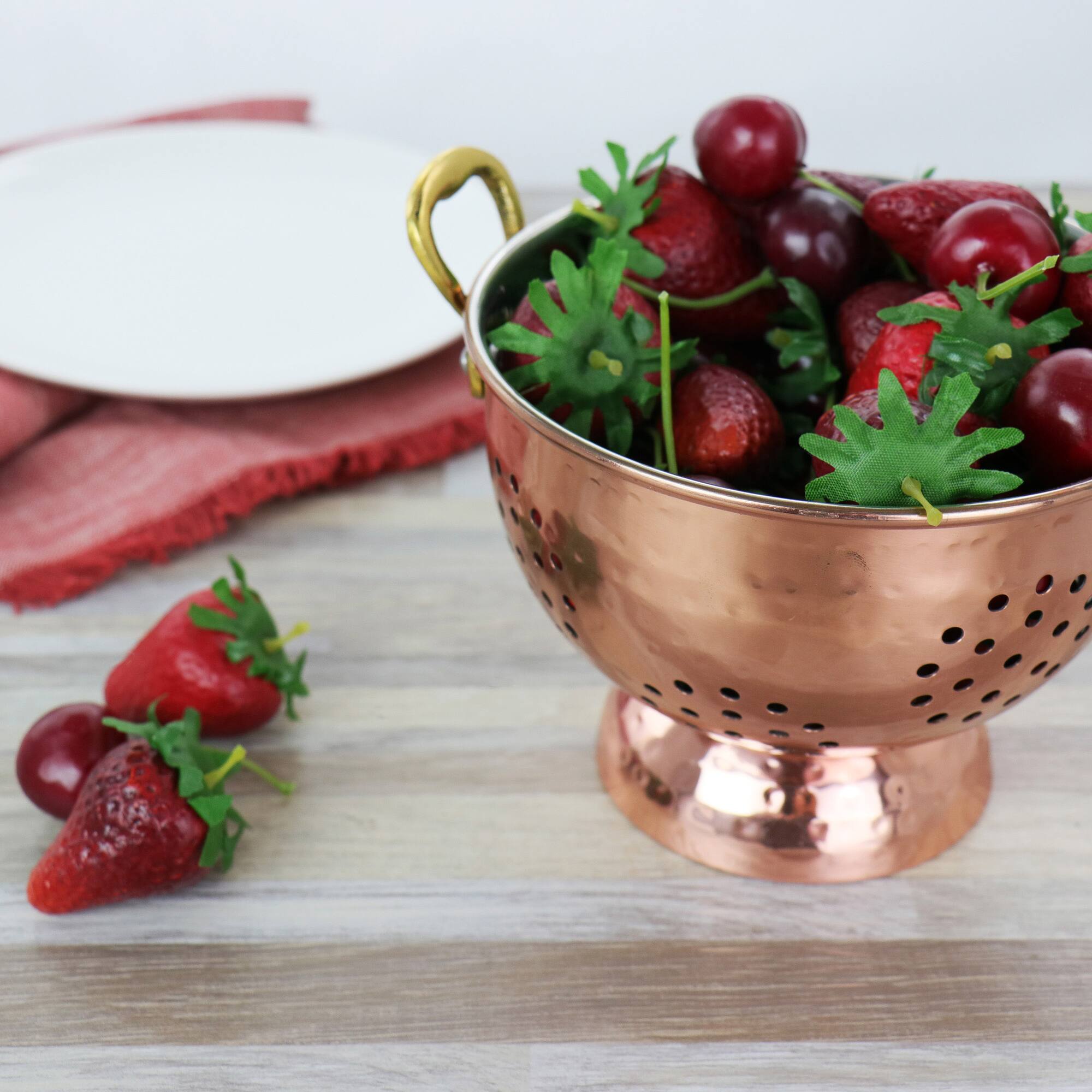 Gibson Home Rembrant 5.7" Copper Mini Colander